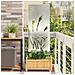 Schermo per privacy in giardino Traforo Argento 50 x 140 cm - Foto miniatura 2