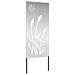 Schermo per privacy in giardino Traforo Argento 50 x 140 cm - Foto miniatura 4
