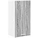 Armadio pensile Riga Grigio Sonoma e Bianco 40 x 31 x 80 cm - Foto miniatura 1