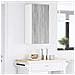 Armadio pensile Riga Grigio Sonoma e Bianco 40 x 31 x 80 cm - Foto miniatura 4