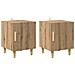 Armadio da Notte 2 pcs Rovere artigianale 40 x 40 x 50 cm - Foto miniatura 1