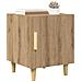 Armadio da Notte 2 pcs Rovere artigianale 40 x 40 x 50 cm - Foto miniatura 3