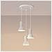 Lampada A Sospensione Estria 3p Beige Sl. 1871 - Soppalco Lampada A Sospensione Beige 120x30x30 Cm - Foto miniatura 4