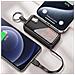 Mini Powerbank 8000mah Usb-c 22.5w E Lightning 20w Con Formato Portachiavi, Nero - Foto miniatura 2