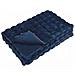 Coperta antiscivolo in finta di coniglio Olite Blu Marino - Foto miniatura 1