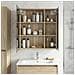 Mobiletto per specchio da bagno Rovere Sonoma 60 x 14,5 x 70 cm - Foto miniatura 4
