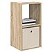 Comodino con cassetto 2 pcs Rovere Sonoma 35 x 32 x 68,5 cm - Foto miniatura 3