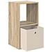 Comodino con cassetto 2 pcs Rovere Sonoma 35 x 32 x 68,5 cm - Foto miniatura 5