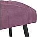 Panchina con bottoni imbottiti Viola 80 x 40 x 46 cm Velluto - Foto miniatura 6