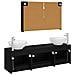 Set di mobili per il bagno 4 pcs Rovere Nero - Foto miniatura 8