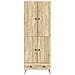 Set di armadi 2 pcs Rovere Sonoma Legno ingegnerizzato - Foto miniatura 4