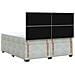 Letto box spring con materasso Grigio Chiaro 140 x 190 cm - Foto miniatura 8