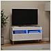 Mobile TV LED Bianco Lucido Legno ingegnerizzato - Foto miniatura 4