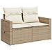 Set di divani 6 pz Beige e Bianco Crema - Foto miniatura 7