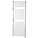 Termoarredo Scaldasalviette Bianco 1420 H X 550 L Piano 28 Tubi Acciaio Orizzontali ''sanremo'' - Foto miniatura 1