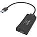Adattatore USB 3.0 a HDMI Maschio / Femmina da 26 cm Colore Nero - Foto miniatura 1