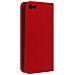 Custodia A Libro In Vera Pelle Serie First Class Per Apple Iphone 5 E 5s - Rossa - Foto miniatura 12