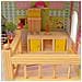 Casa Delle Bambole A 3 Piani In Legno 60x30x90 Cm - Foto miniatura 2