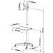ICA-TR20 - Supporto a Pavimento con Mensola Trolley TV LCD / LED / Plasma 19''-37'' - Foto miniatura 2