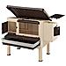 Pollaio Happy Farm 120 In Plastica Beige 57320000 - Foto miniatura 11