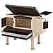 Pollaio Happy Farm 120 In Plastica Beige 57320000 - Foto miniatura 4