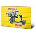 Internazionale Piramide Sw11568p Serventi (minion Mania Giallo) Da Parete In Legno - In, Legno, Multicolore, 40 X 2,5 X 59 Cm - Foto miniatura 1