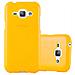 Custodia Compatibile Con Samsung Galaxy J1 2015 In Jelly Giallo - Coperchio Protettivo In Silicone Tpu Flessibile - Foto miniatura 1