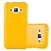 Custodia Compatibile Con Samsung Galaxy J1 2015 In Jelly Giallo - Coperchio Protettivo In Silicone Tpu Flessibile - Foto miniatura 3