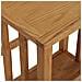 Tavolino Con Portariviste 45x35x55 Cm Massello Di Rovere E Mdf - Foto miniatura 5