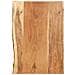 Piano Per Lavabo Bagno In Massello Di Acacia 80x55x3,8 Cm - Foto miniatura 1