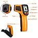 Termometro Laser Gun Termometro A Infrarossi Senza Contatto Digital Alimentari Termometri Fda -50 - 600 (-58-1112) Termometro Ir Professionale Del Grado Di Temperatura Del Tester Recorder (giallo) - Foto miniatura 2