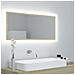 Specchio da Bagno LED Rovere Sonoma 100x8,5x37 cm in Acrilico - Foto miniatura 1