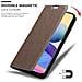 Custodia Compatibile Con Xiaomi Redmi Note 10 5g / Poco M3 Pro 5g In Bruno Caffè - Coperchio Protettiva Con Chiusura Magnetica, Funzione Stand E Tasca Per Le Carte - Foto miniatura 7