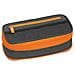 Neon Stretch Astuccio Portamatite Poliestere Grigio, Arancione - Foto miniatura 1