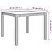 Set Mobili Da Pranzo Giardino 5 Pz Con Cuscini Polyrattan Beige - Foto miniatura 3