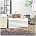 Contenitore Giardino Bianco 101x50,5x46,5cm Legno Massello Pino - Foto miniatura 1