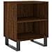 Comodini Rovere Marrone 2 Pz 40x30x50 Cm In Legno Multistrato - Foto miniatura 3