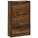 Scarpiera Rovere Fumo 63x24x103 Cm In Legno Multistrato - Foto miniatura 3