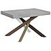 Tavolo Allungabile 90x120/224 Cm Volantis Telaio Gambe 4 Colori (c) - Cemento - Foto miniatura 5