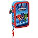 Astuccio Doppio Pj Masks 12.5 X 19.5 X 4 Cm Azzurro (28 Pcs) - Foto miniatura 1