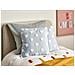 Set Di 2 Cuscini Gazania Cotone 45 X 45 Cm Grigio Chiaro - Foto miniatura 1