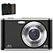Fotocamera Digitale 4k 48mp Zoom 16x Webcam Con Scheda Di Memoria Da 32 Gb Black - Foto miniatura 1