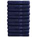 Asciugamani Sauna SOLUND 10 pz Blu Navy 80x200cm 600gsm - Foto miniatura 1