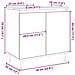 Mobile Da Bagno Legno Antico 58x33x60 Cm In Truciolato - Foto miniatura 10