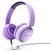 Cuffie Cablate - 100% Plastica Riciclata - Cavo Removibile - Microfono - Assistente Vocale - Colore Viola - Foto miniatura 1