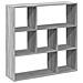 Libreria Divisorio Grigio Sonoma 102x29x103,5 Cm In Truciolato - Foto miniatura 2