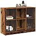 Credenza Legno Antico 102x37x75,5 Cm In Legno Multistrato - Foto miniatura 3