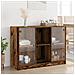 Credenza Legno Antico 102x37x75,5 Cm In Legno Multistrato - Foto miniatura 1