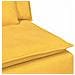 Modulo Centrale Divano Modulare con Cuscini Giallo Chiaro 100cm - Foto miniatura 6