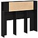 Testata Armadio  Nera Rovere 120x19x104,5 cm Legno ingegnerizzato - Foto miniatura 5